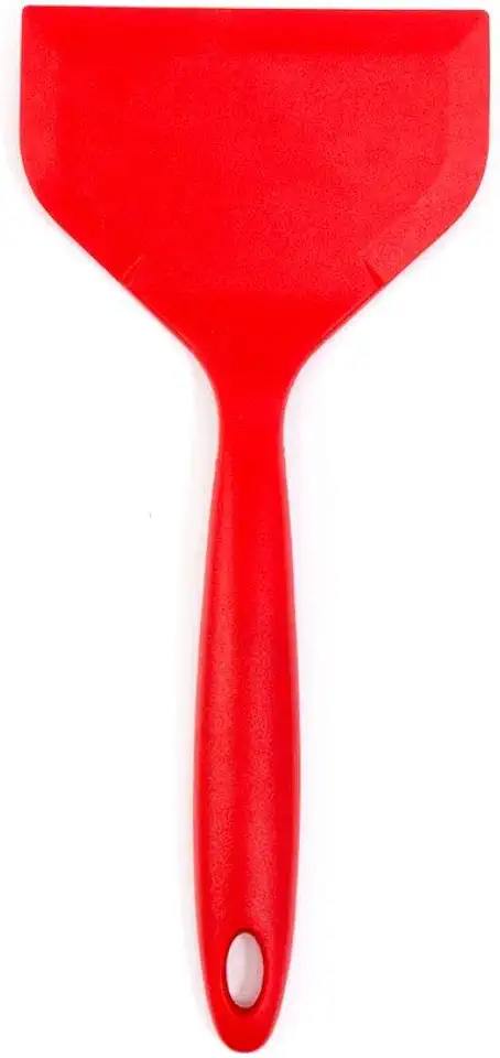 Oikos - Espátula Larga de Silicone Vermelha