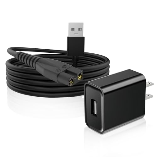Meridian Trimmer Charger 5V1a for M2B M2C M2A M2G 3.3ft Power Cord Replacement Electric Razors Charger Power Adapter