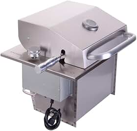 Titan Eletro, Churrasqueira Grill Gourmet a Gás de Embutir com Tampa Diamond Little GLP Titan