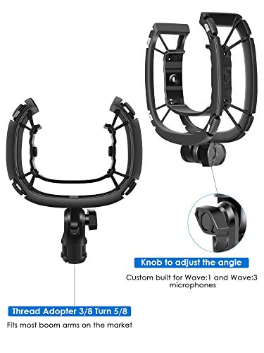 image for Borenbuir Wave Shock Mount, [Custom Built for Wave Mic] Anti-Vibration