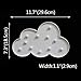 Vicila White LED Cloud Marquee Signs, Light Up Cloud Decorative Signs Hanging Hole Nursery Room Night Light for Baby Shower, Party Supply, Christmas Decor-White