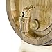 Trademark Innovations 3 Liter Oak Wooden Barrel, Mini Barrel, Wine Barrel, Whiskey Dispenser with Stand, Spigot and Bung