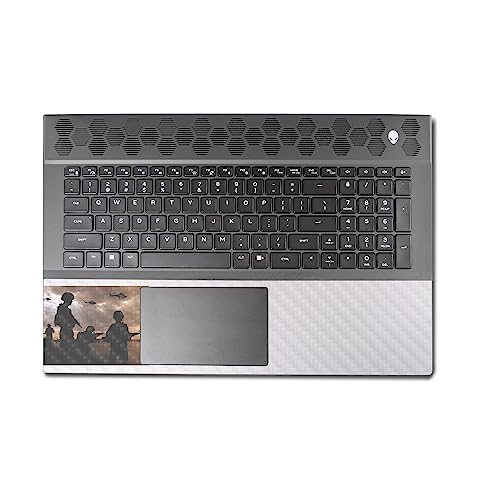 Image of MightySkins Carbon Fiber Skin Compatible with Alienware M18 R1 (2023) Full Wrap Kit - Mission Accomplished | Protective, Durable Textured Carbon Fiber Finish | Easy to Apply | Made in The USA