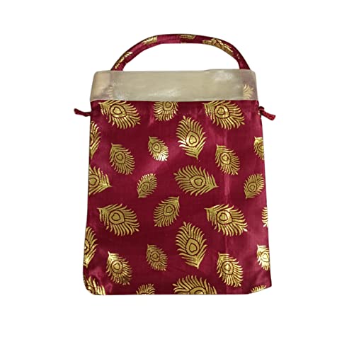 Image of VIG Enterprises Silky And Shiny Potli Batwa Bags /Thamboolam Bags For Wedding Party Return Gifts Party Gifts For Guest-