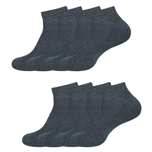 Image of Womens Cushioned Ankle Socks, Low Cut Breathable Casual Super Soft, Multi Color Options Size 4-7, 6-9
