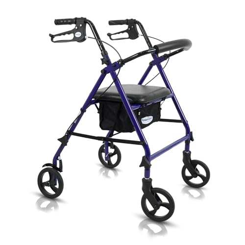 Image of KosmoCare Rollator Walker (Blue Mild Steel)