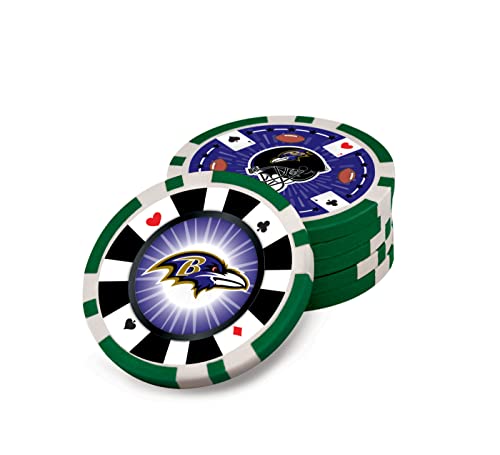Masterpieces BAR3153 Casino - Nfl Baltimore Ravens - 300 Piece Poker Chip Set thumb #2