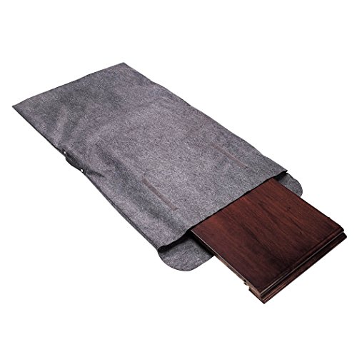Richards Homewares Table Leaf Storage Bag with Handle, Grey
