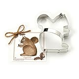 Squirrel Cookie and Fondant Cutter - Ann Clark - 4.9 Inches - US Tin Plated Steel