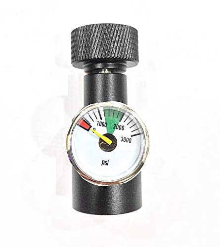 Outdoor Guy CO2 Adapter Fill Station Remote On/Off ASA w/ 3000PSI Mini Gauge
