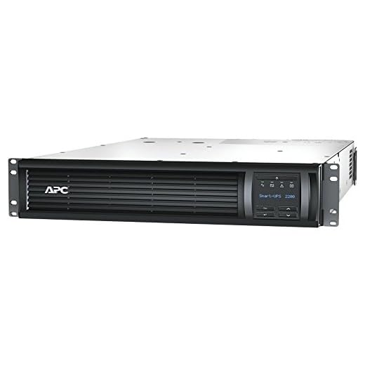 APC SMT2200RM2U Smart-UPS 2200VA 1980W 120V LCD Rackmount 2U Battery Power Backup (Renewed)