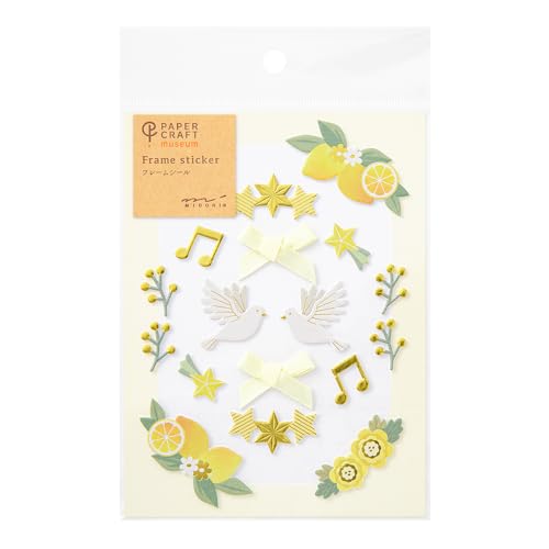 ミドリ シール PCM フレームシール 黄色 82655006