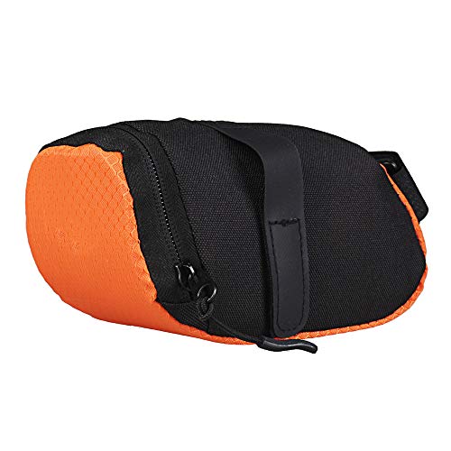 Bolsas de sillín Kit de reparación de bicicletas Bolsa de bicicleta de montaña Bicicleta con elementos reflectantes (naranja) Cover