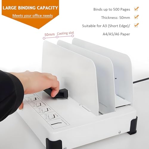 Machine de reliure thermique pour documents de format A3 A4 A5 - 4