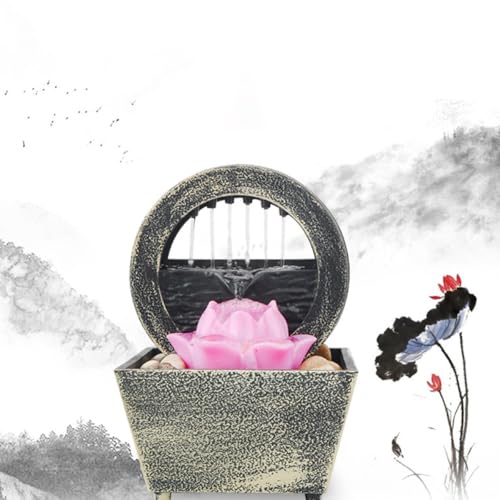 Fuente de agua interior para sala de estar cascada decorativa PHENOFICE zen 8