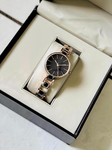 Image of AMERICANVIBER Red Diamond-Studded Women's Analog Watch with Adjustable Strap, Stylish Round Dial Wrist Watch for Girls & Ladies, Suitable for Casual, Office, and Formal Use