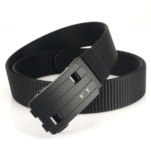 YTR6TW Men's Outdoor Hunting Tactical Belt Male Military Nylon Waistband Metal Automatic Buckle Canvas Belts2