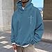 Lubpow Christian Hoodies for Men Inspirational Religious Faith Cross Sweatshirts Vintage Bible Verse Graphic Hoodie Pullover(Deep Blue,XL)