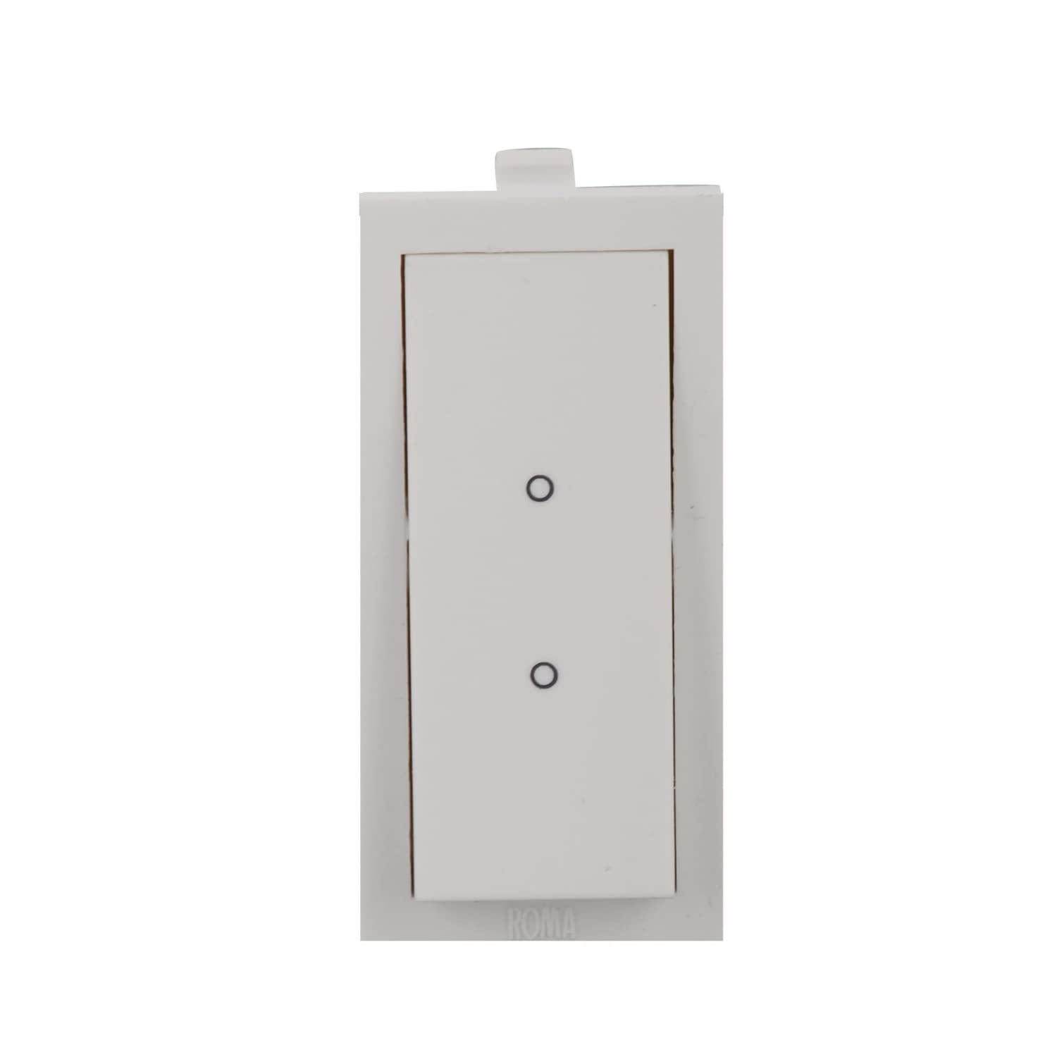 Anchor by Panasonic Roma Classic 1 Module 10 AX Two Way Switch, Switch for Low to Medium Power Appliances, 10 Years on Site Warranty (21022-1)