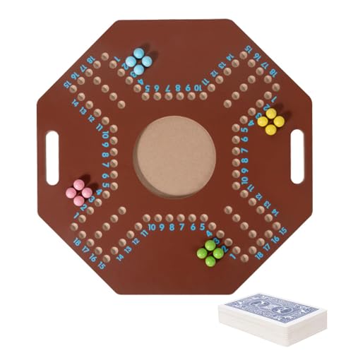 Folding Wooden Strategy Board Games - Bead Chess Board, Multiplayer Table Games, Educational Mind Toys, Student Pinball Game | Portable Travel Boards Game for Jackaroo Family Entertainment