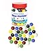 Chinese Checkers Glass Marbles, Jumbo Set of 120 Marbles, 20 of Each Color, Size 9/16
