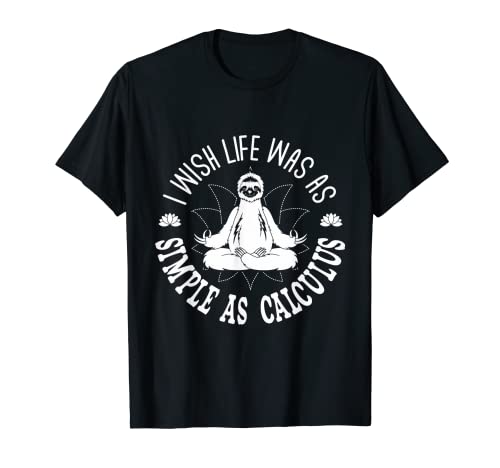 I Wish Life Was As Simple As Calculus, regalo para profesores de matemáticas Camiseta