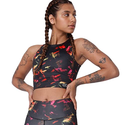 Image of Silvertraq Women's Padded Cross Back Crop Top