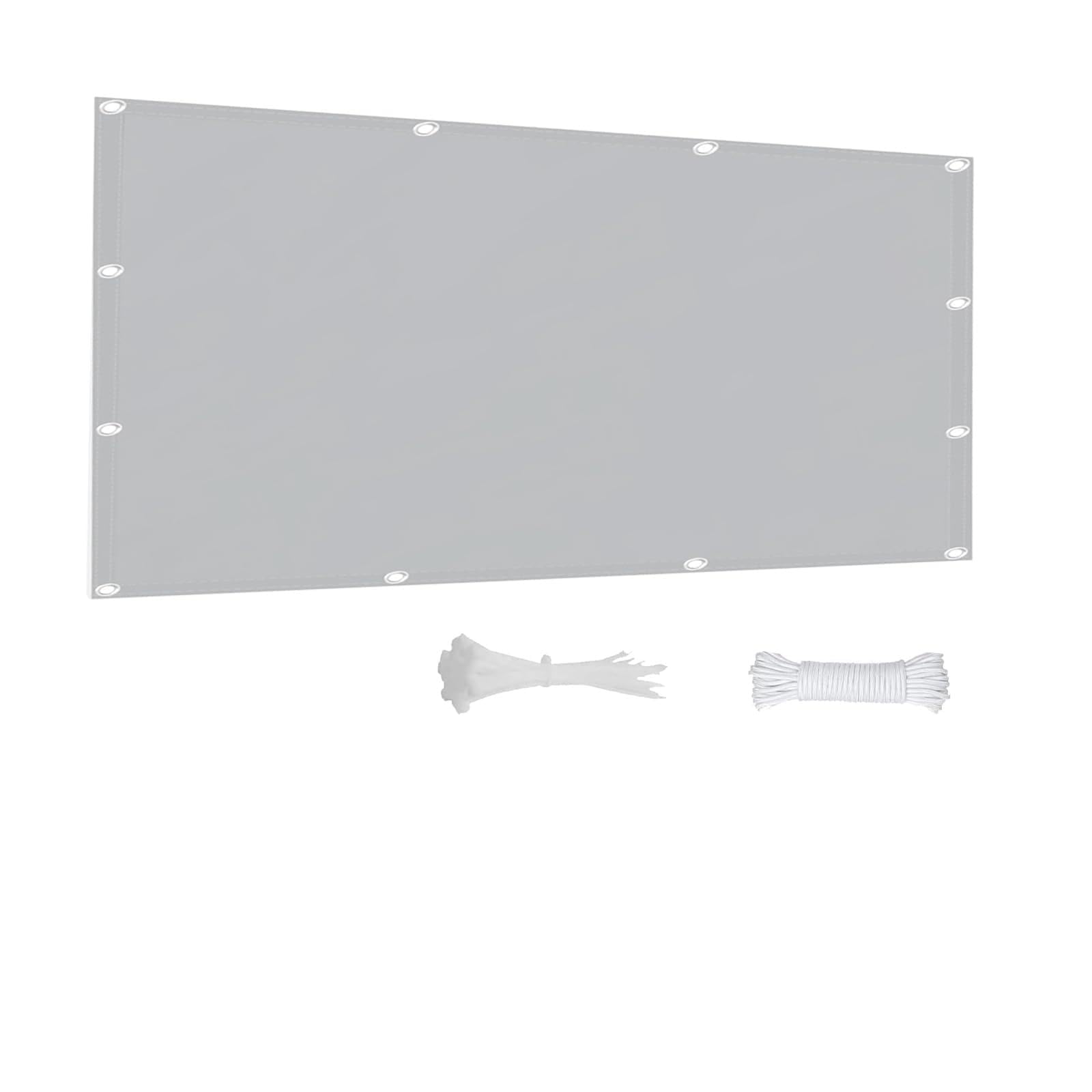 Toldo vela rectangular impermeable para patio y exterior con protección UV