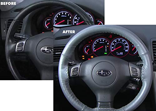 Wheelskins Genuine Leather Oak Steering Wheel Cover Compatible With Toyota Vehicles -Size Axx #TOP3