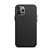 Produktbild WIIUKA Hülle für iPhone 12/12 Pro, Deutsches Leder, Lederhülle extra Dünn, Premium Handyhülle, Case, Qi, Schwarz Cover