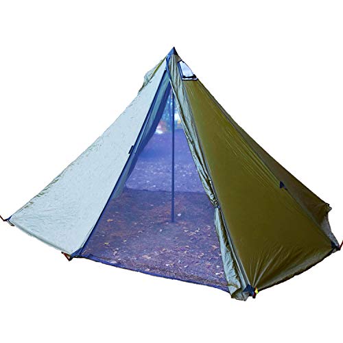 ティピーテント シマロン Tipi Tent Cimarron ワンポール 軽量テント 4人用 (オリーブ)