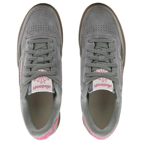 Reebok Reebok Women's Club C Revenge Vintage Trainers, Darkfog Darkfog Studiopink, 10 US