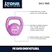 Tone Fitness Vinyl Kettlebell, 5-Pound, Pink