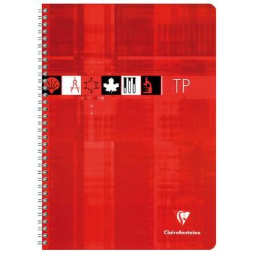 Lot de 10 Cahier Travaux Pratiques Metric 17x22, 80p./40 feuilles 90 g/m² / 125 g/m² reliure intégrale, Séyès / uni