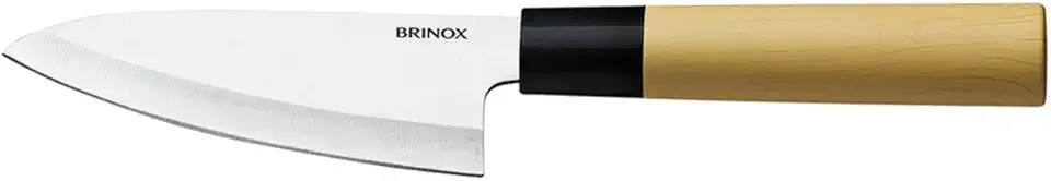 Faca Para Peixe 4 1/2" Samurai Brinox Aço Inox