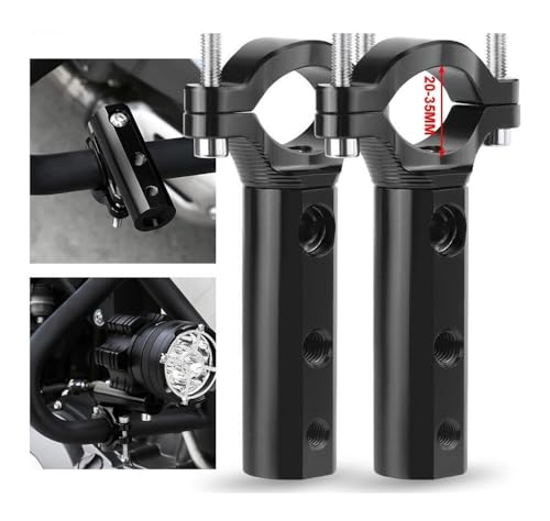 Soporte montaje barra luz para faro de motocicleta abrazadera ajustable 2