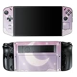 Glossy Glitter Gaming Skin Compatible with Lenovo Legion Go - Baby Moon - Premium 3M Vinyl Protective Wrap Decal Cover - Easy to Apply | Crafted in The USA by MightySkins