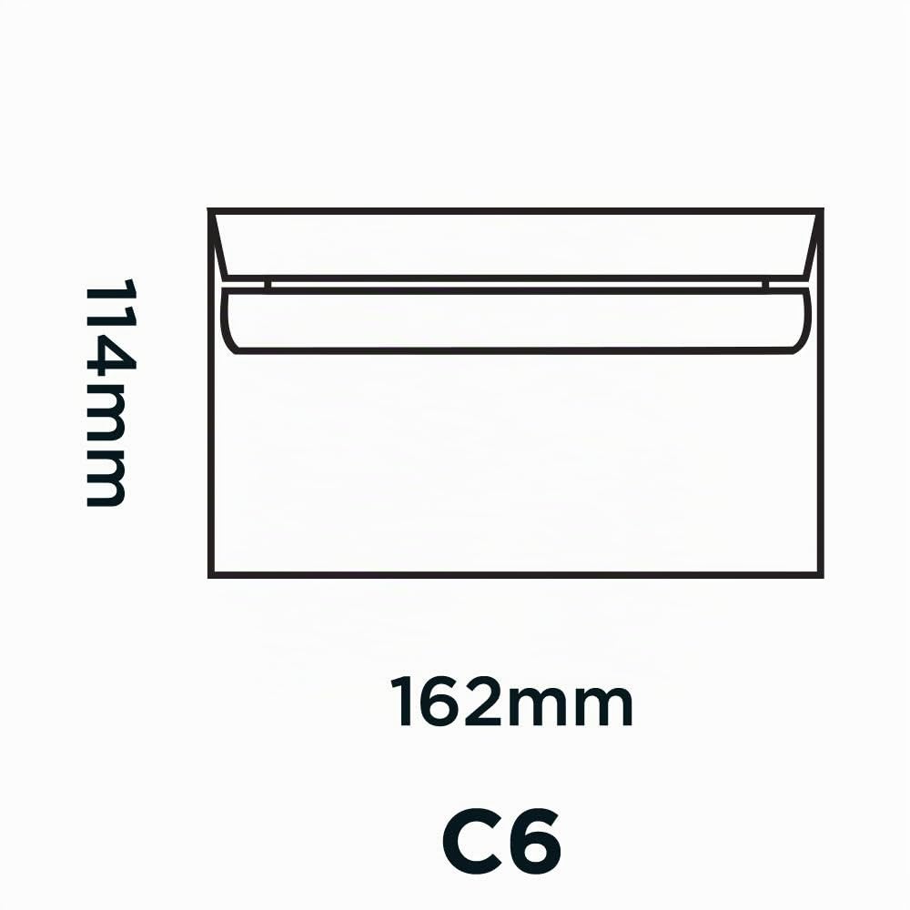 Blake Everyday Portafoglio Autosigillante 114 x 162 mm 90 g/m2 Bianco 50 sztuk