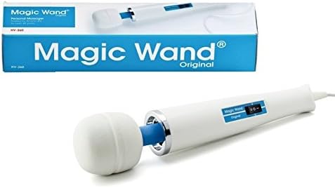 New Magic Wand Original Hand-Held Electric Body Magic Wand Massager + FREE Massage Oil Naturals Strawberry Divine 8 FL. OZ