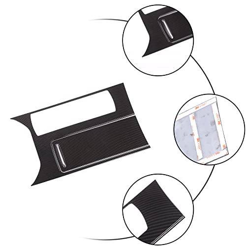 Abs Carbon Fiber Style Plastic Center Console Panel Cover Frame Trim 3Pcs For Land Rover Range Rover Sport 2014-2017 Left Hand Drive Accessories #TOP6