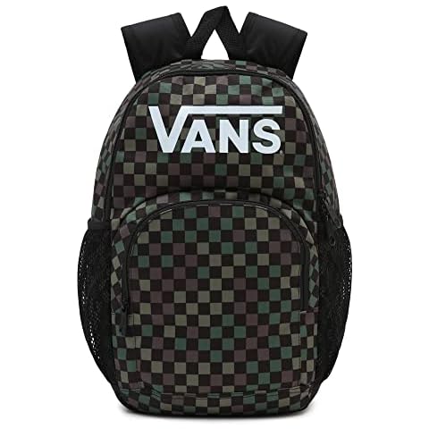 Mochila Vans Alumni Unisex para niños Camo Check Cover