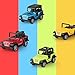 Pull Back Vehicles Toys,4 PCS Model Vehicles Toy Gifts for Baby Toddler Boys Girls