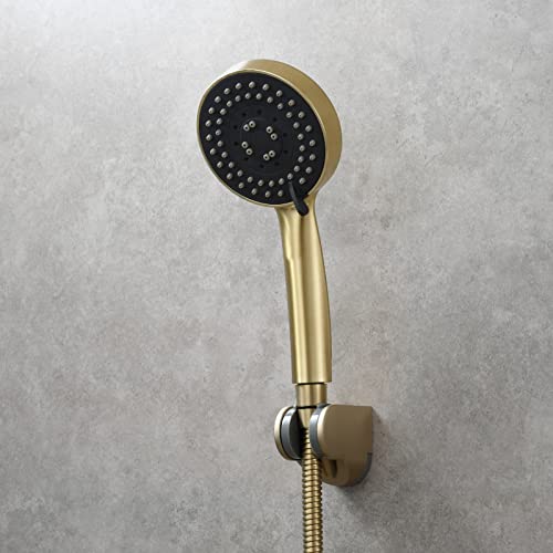 Tecmolog Brushed Gold Hand Shower Holder Wall Shower Head Holder Plastic for Shower Head ST01J2 - Image 3