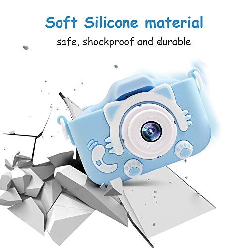 Maydolly Kids Camera, Kids Digital Camera Video Recorder for Girls and Boys 3-12 with SD Card and Games, 1080P HD Toy Camera for Toddlers and Children Gift, Blue - Thumbnail 7