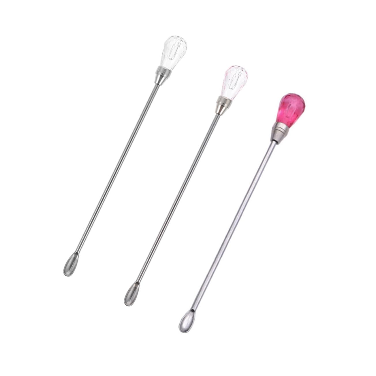 UTHCLO 4sets Sealing Wax Stirring Spoons Tool Creative Seal Wax Stirrers Stick Spoons Heat Resistant for Warmer 3pcs*4