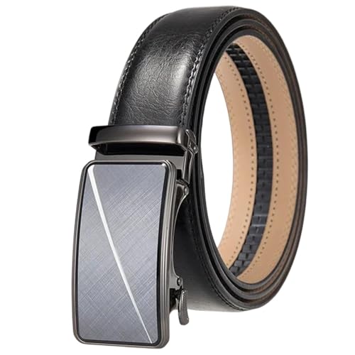 Men's Sliding Ratchet Strap, 3.5Cm Heavy-Duty Work Belt, Adjustable Bbbb 115CM