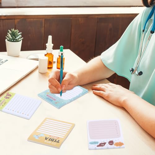 Bloc-notes autocollants infirmière Jetec de 24 pièces pour le bureau