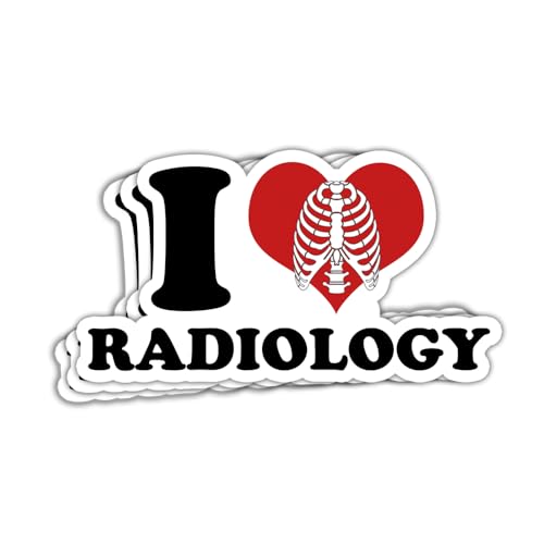 Vitamínicos, SODAVA (3 unidades) pegatinas de radiología con texto 'I Love Radiologic Technologist', pegatinas de tecnología de rayos X, pegatinas de tecnología MRI Tech,...
