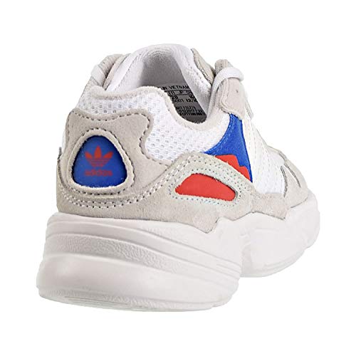 Adidas Originals Kids Yung-96 C (Little Kid) White/Crystal White/Active Red 10.5 Little Kid3