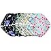 Asenappy Random Prints Small Size Cloth Menstrual Pads Reusable Sanitary Pads (S-5 PCS-Random Prints)